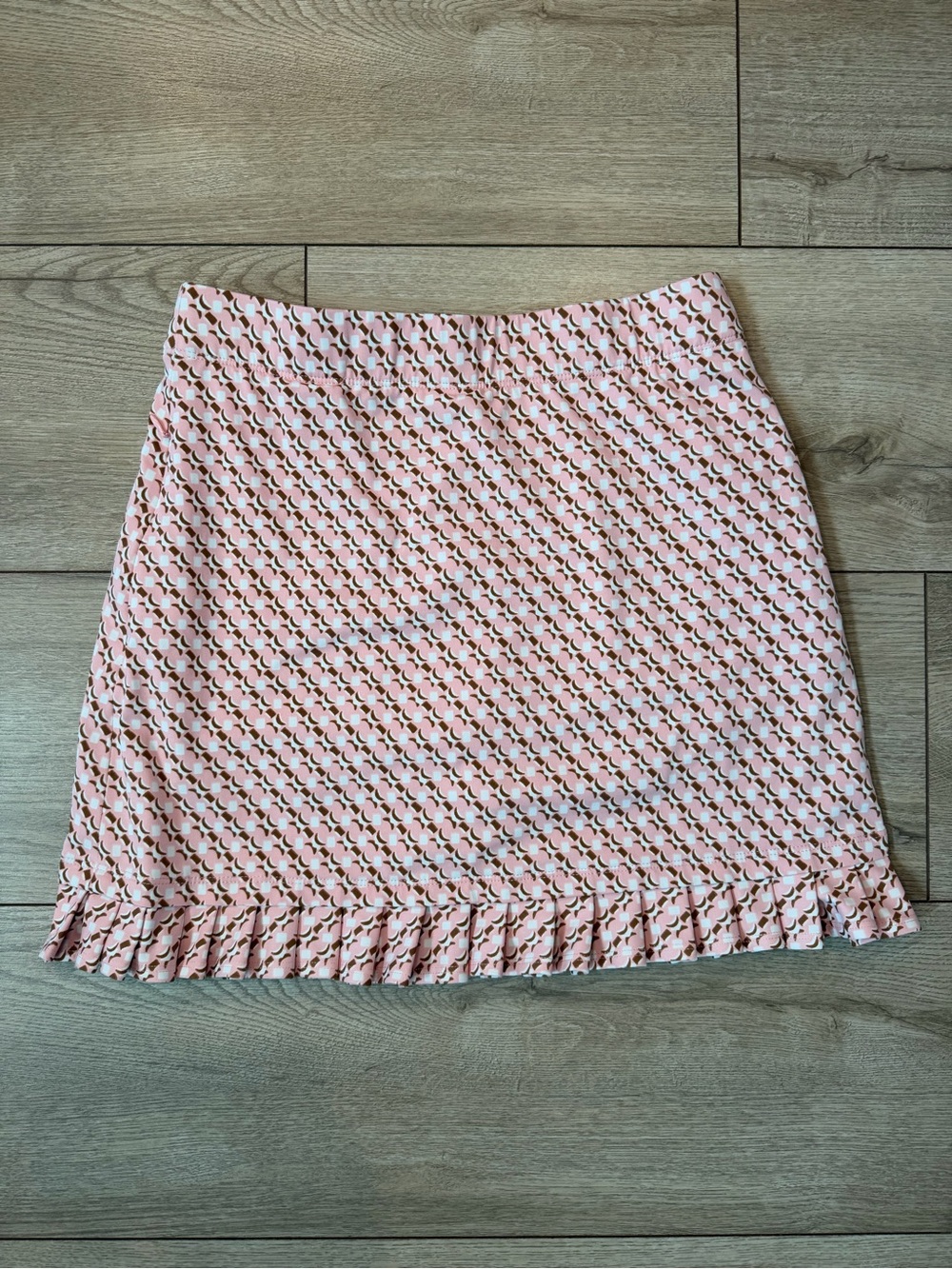 J. McLaughlin Peach Pink and Agnes Skort with Ruffle Hem - Picture 2 of 4